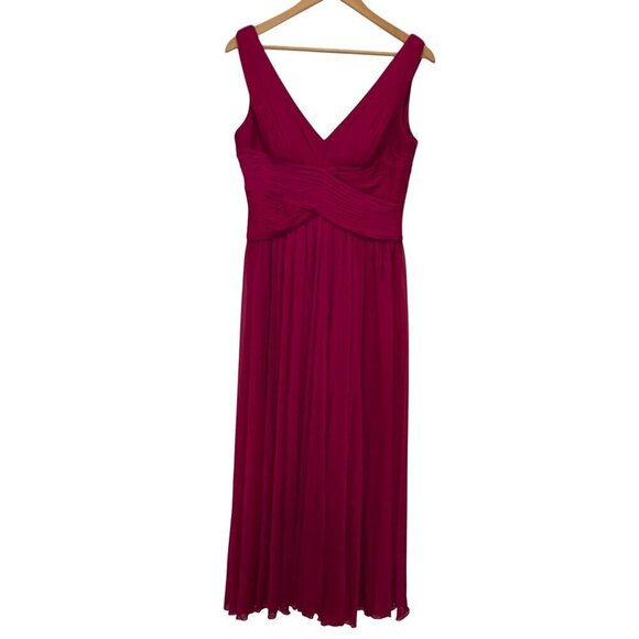 Alex Evenings Fuchsia  Gown evening Maxi Dress women size 8 - Picture 1 of 8